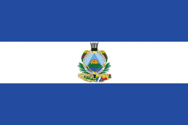 Antigua Bandera Vectorial Histórica Guatemalteca Guatemala Entre 1838 1843 — Vector de stock