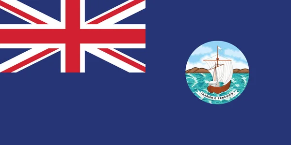 Исторический Векторный Флаг Гренады Период 1903 1967 Год — стоковый вектор
