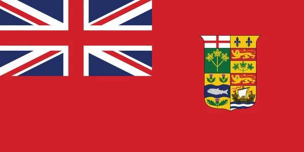 Исторический Векторный Флаг Канады Между 1868 1921 Годами — стоковый вектор