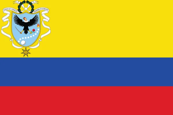 Bývalá Panamská Historická Vektorová Vlajka Gran Columbia Mezi Lety 1820 — Stockový vektor