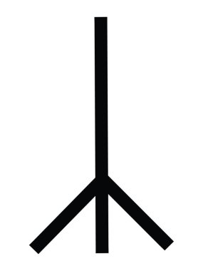 Siyah Anglo-Sakson Futhorc Kalc Mühürleri (K)