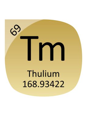 İsim, Sembol, Atom Kütlesi ve Thulium Dönemi Tablo Elementi Atom Numarası