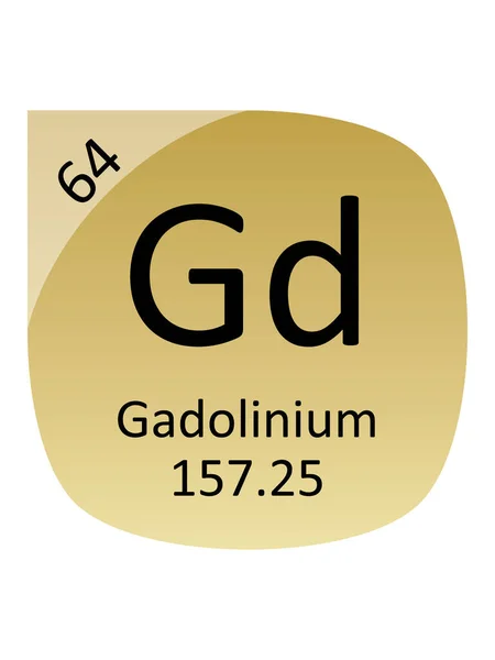 Name Symbol Atomic Mass Atomic Number Period Element Gadolinium — 스톡 벡터