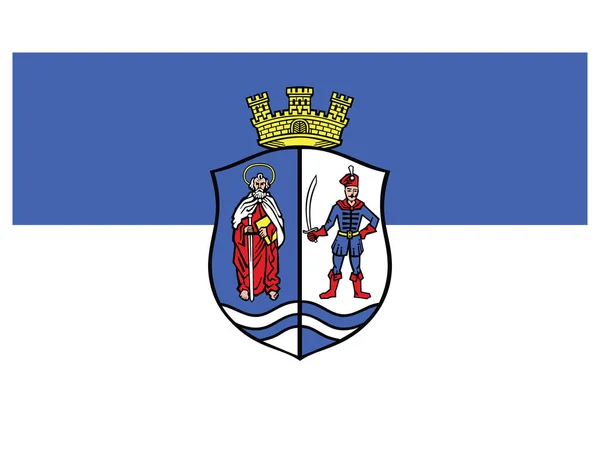 Прапор Угорського Графства Бакс Кіскун — стоковий вектор