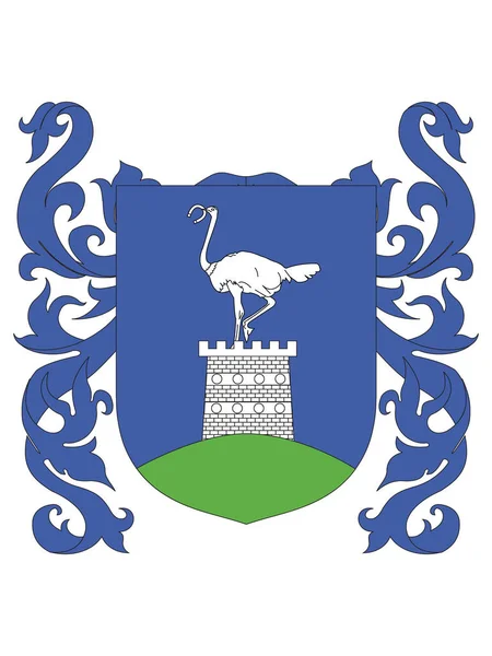 ハンガリーのヴァス郡の紋章 — ストックベクタ