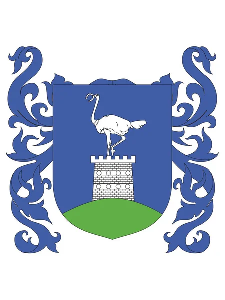 Escudo Del Condado Húngaro Vas — Vector de stock