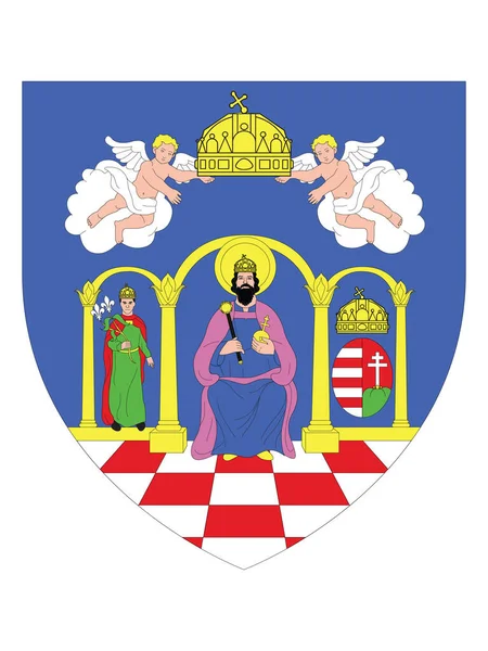 Herb Węgierskiego Okręgu Tolna — Wektor stockowy