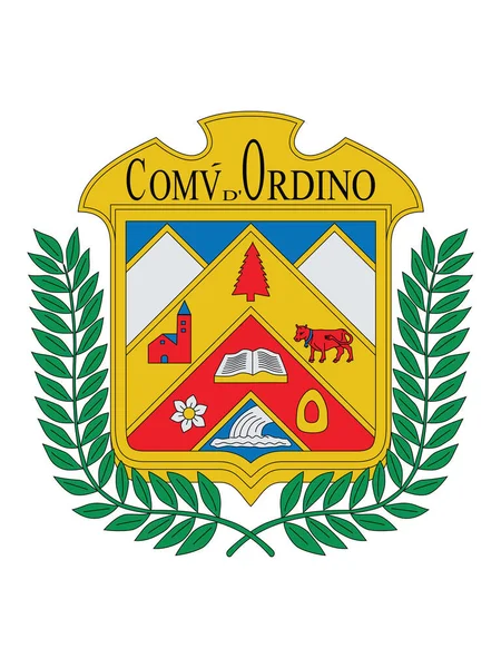 オルディノのアンドラン教区の紋章 — ストックベクタ