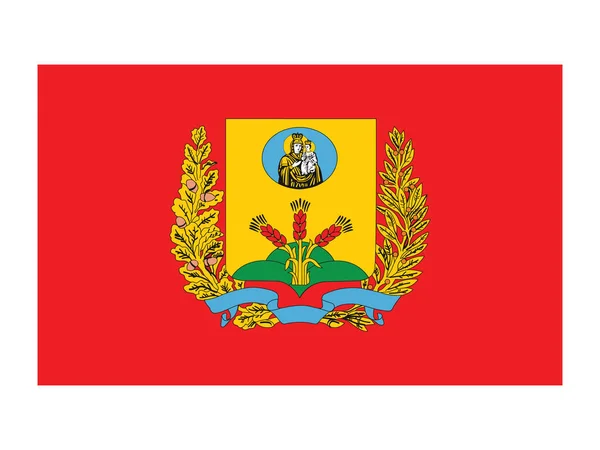 Flaga Białorusi Obwód Mohylewski — Wektor stockowy