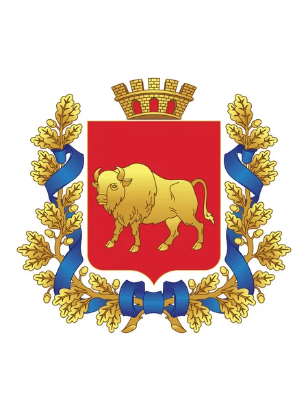 Wapenschild Van Wit Russische Regio Grodno — Stockvector