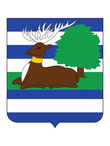 Escudo Del Condado Croata Vukovar Srijem — Vector de stock