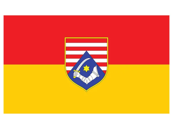 Vlag Van Kroatische Provincie Karlovac — Stockvector