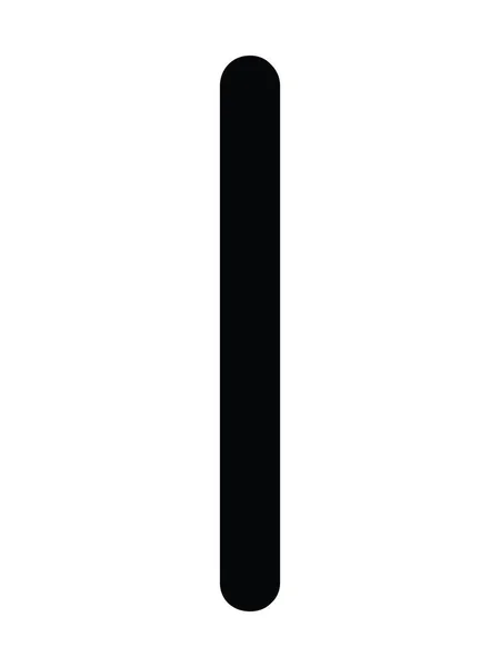 Černé Jednoduché Středověké Runy Abeceda Písmeno — Stockový vektor