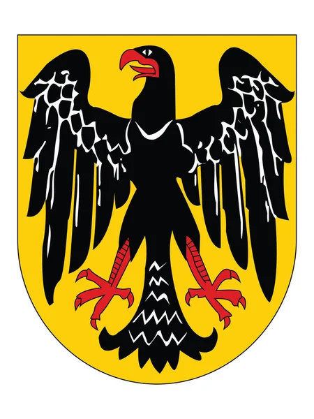 Vector Illustration Coat Arms Weimar Republic 19181933 — Stock Vector