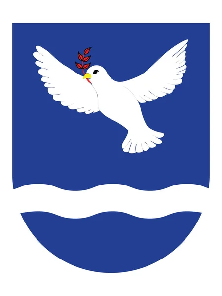 Escudo Comunidad Liechtensteiner Eschen — Vector de stock