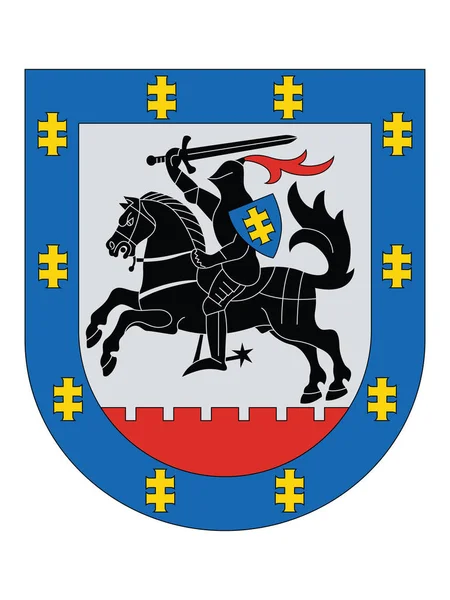 Wappen Der Litauischen Grafschaft Panevezys — Stockvektor