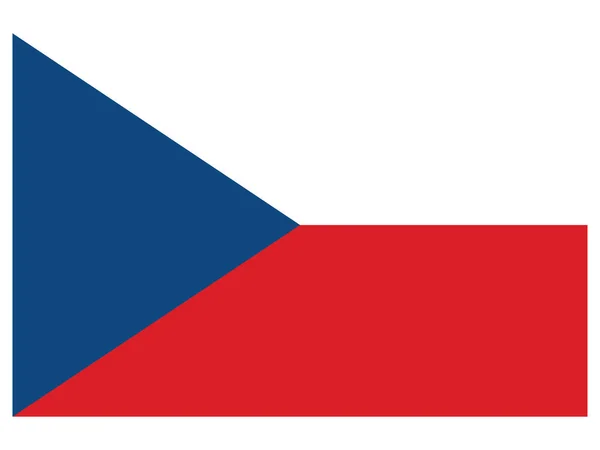 Csehszlovák Szocialista Köztársaság Zászlajának Illusztrációja Csehszlovákia 19561990 — Stock Vector