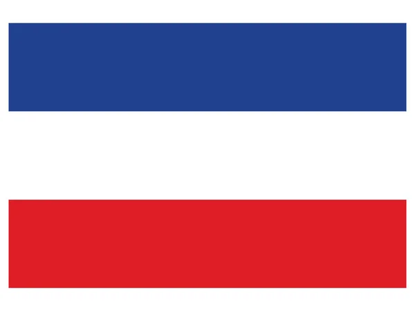 Векторная Иллюстрация Флага Югославии 19181941 Год — стоковый вектор