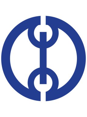 Tayvan Özel Belediyesi Tayvan Düz Ambleminin Vektör İllüstrasyonu