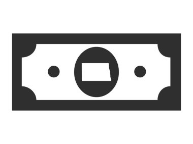 Birleşik Devletler Federal Haritası Siyah ve Beyaz Amerika Birleşik Devletleri Dolar Tasarısı