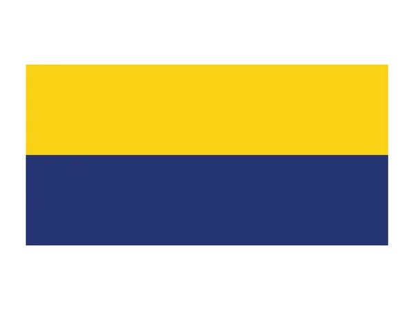 Vector Illustration Malaysian State Perlis Flag — Stock Vector