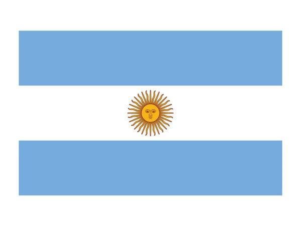 아르헨티나 공화국의 국기에 — 스톡 벡터