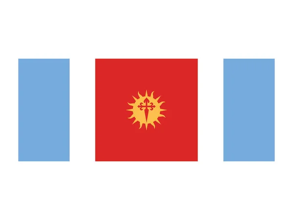 Flagga För Den Argentinska Provinsen Santiago Del Estero — Stock vektor