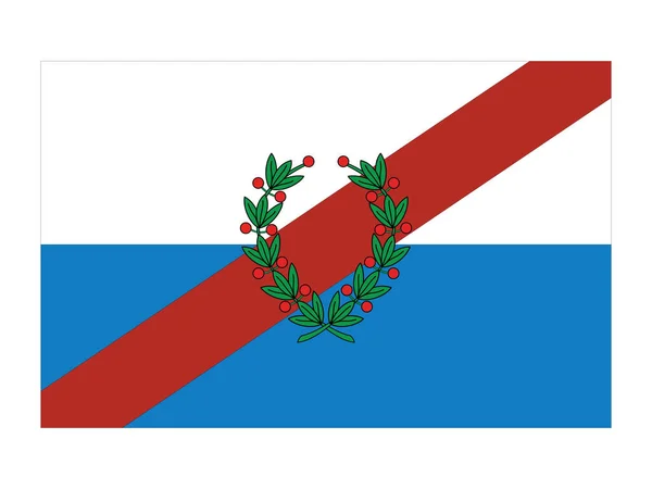 Плоский Прапор Аргентинської Провінції Ріоха — стоковий вектор