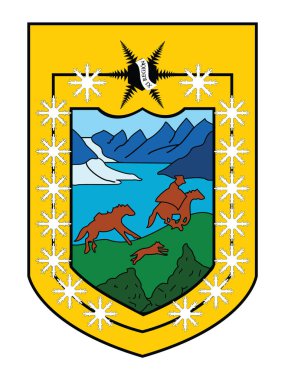 Şili Aysn Bölgesi 'nin Düz Vektör Arması