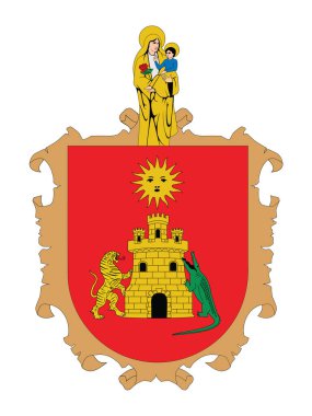 Kolombiya Çikolata Bölümü 'nün Düz Vektör Arması