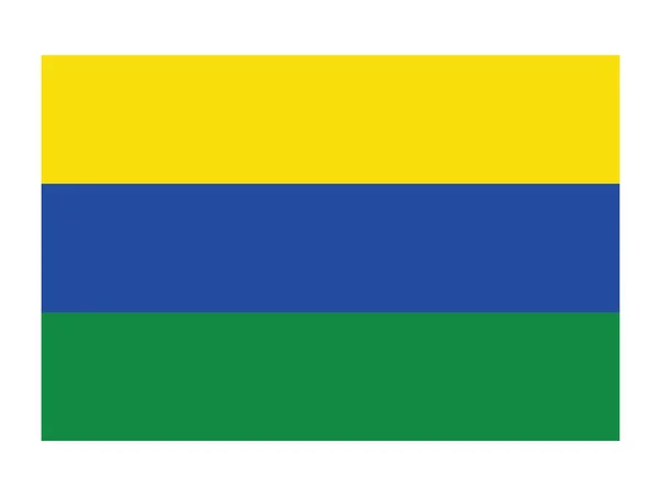 Flat Vector Flag Colombian Department Guaina — Stock Vector