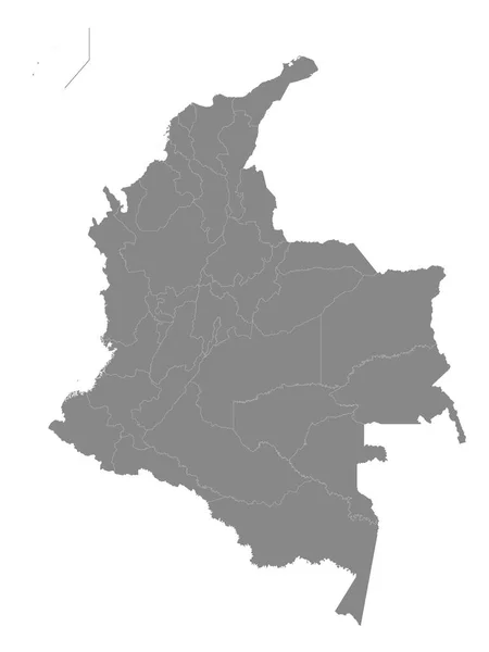 Black Location Map Colombian Department Archipelago San Andrs Providencia Santa — Διανυσματικό Αρχείο