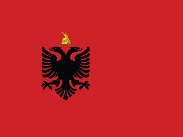 Vector Illustratie Van Historische Tijdlijn Vlag Van Albanië 19431944 — Stockvector