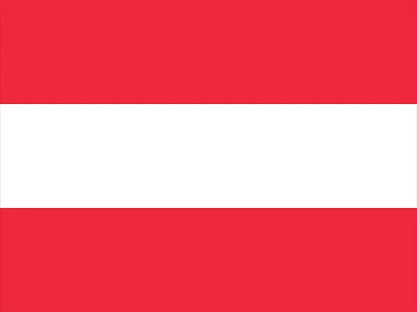 Ilustración Vectorial Línea Tiempo Histórica Bandera Actual Austria — Vector de stock