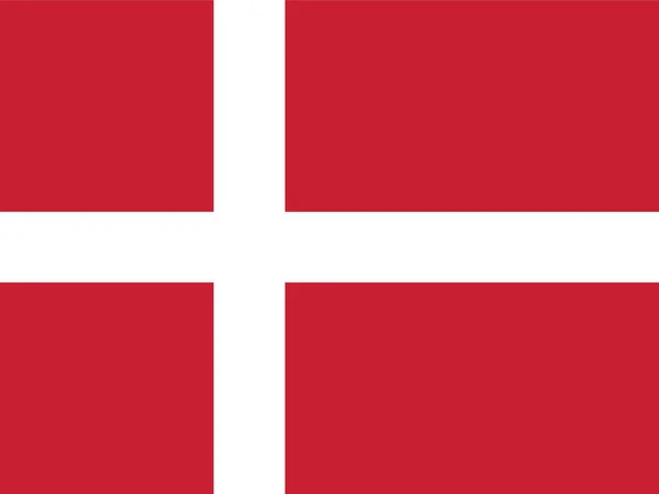 Vector Illustration Historical Timeline Flag Denmark — Stock Vector