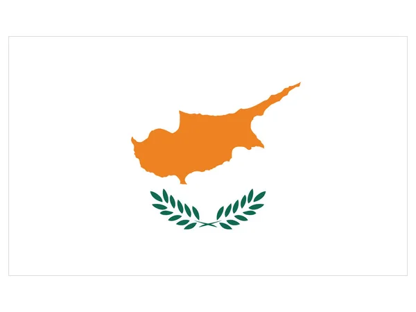 Vector Illustration Historical Timeline Flag Cyprus 1960 2006 — стоковий вектор