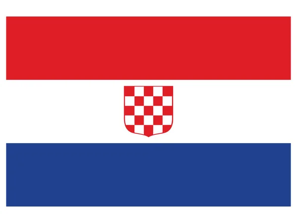 1939年至1941年克罗地亚巴尼特历史时期旗帜的矢量图解 — 图库矢量图片