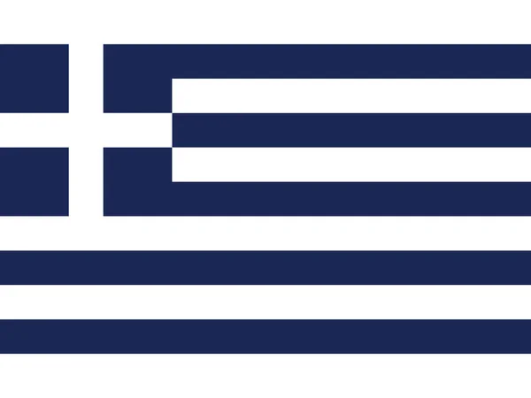 Illustrazione Vettoriale Della Cronologia Storica Bandiera Della Grecia Dal 1970 — Vettoriale Stock