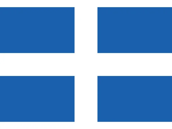 Ilustración Vectorial Bandera Histórica Grecia 1822 1978 — Vector de stock