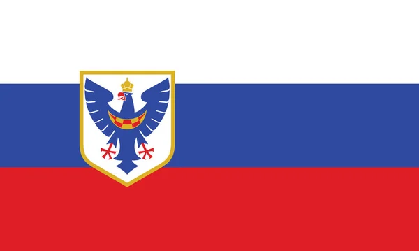 Ilustración Vectorial Bandera Histórica Guardia Doméstica Eslovena 1941 1945 — Vector de stock