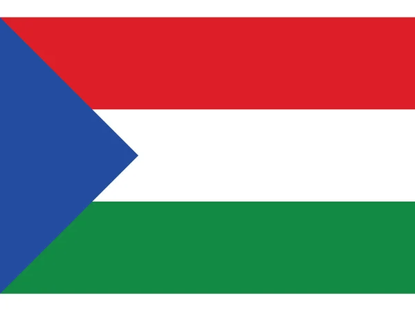 Bandeira Vetorial Plana Província Equatoriana Imbabura —  Vetores de Stock