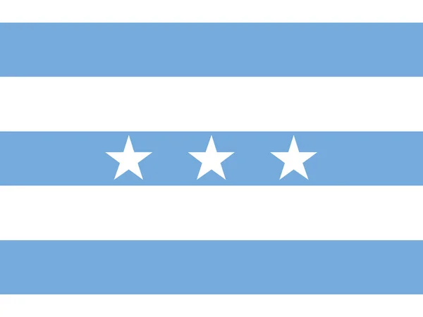 Bandeira Vetorial Plana Província Equatoriana Guayas — Vetor de Stock