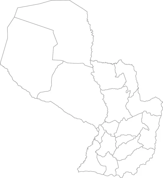 Paraguay Departamentos Vector Grafico Vectorial Imagenes De Paraguay Departamentos Vectoriales De Stock Depositphotos