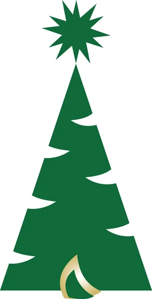 Simple Cartoon Hand Drawn Vector Christmas Tree Ornaments — Stock Vector