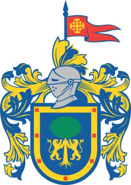 Meksika eyaleti Jalisco 'nun resmi arması.