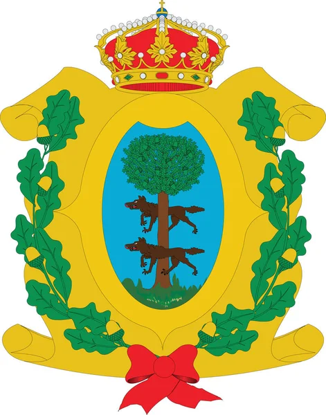 Escudo Armas Vectorial Oficial Del Estado Mexicano Durango — Archivo Imágenes Vectoriales