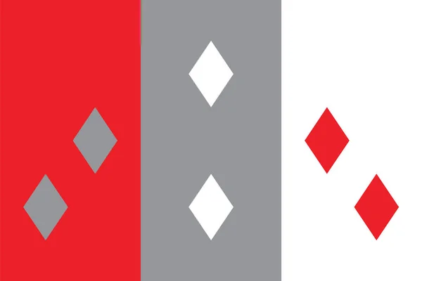 Oficjalna Bandera Wektorowa Panamskiej Prowincji Cocl — Wektor stockowy