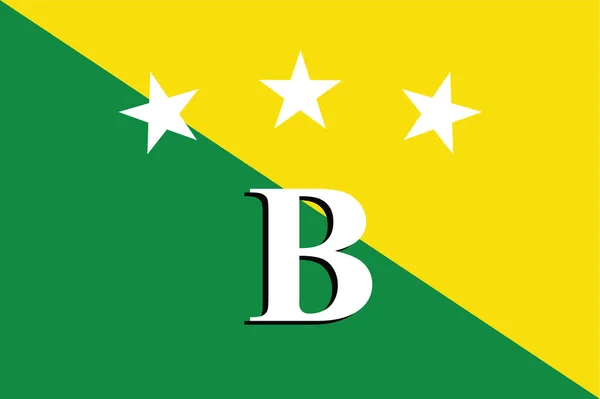 Επίσημη Σημαία Φορέα Της Επαρχίας Bocas Del Toro Του Παναμά — Διανυσματικό Αρχείο