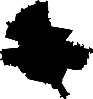 Bükreş ve Romanya 'nın basit idari kara haritası