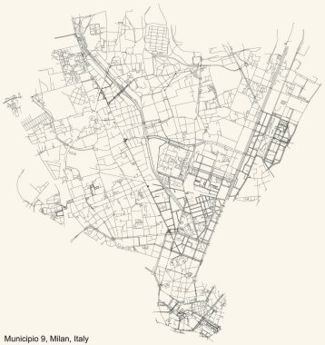 İtalya 'nın Milano bölgesinin 9. Bölgesi' nin (Porta Garibaldi, Niguarda)